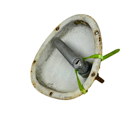 Handtag med lås+handtagsskål